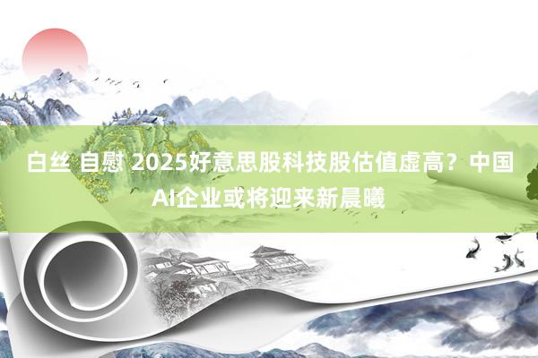 白丝 自慰 2025好意思股科技股估值虚高？中国AI企业或将迎来新晨曦